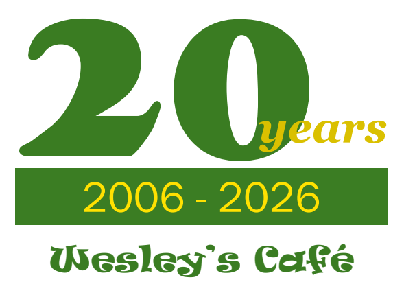 20 year logo Wesleys PNG